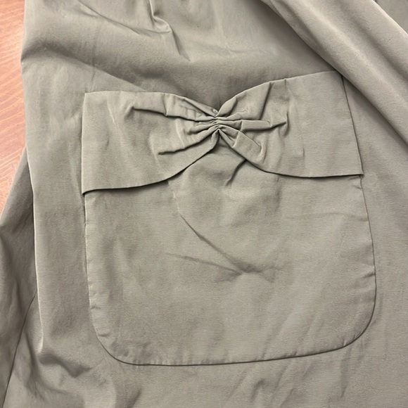 Hoss Intropia Women’s Knee Length Trench Coat LARGE Grey - Picture 3 of 7